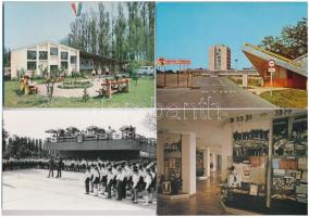 10 db MODERN magyar képeslap: Balatoni úttörőélet / 10 modern Hungarian postcards: Pioneer movement