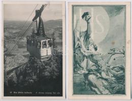 31 db RÉGI képeslap: magyar és külföldi városok és motívumok vegyes minőségben / 31 pre-1945 postcar...