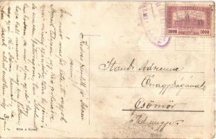 I. Ferenc József született 1830 meghalt 1916. Szecessziós gyászlap / Art Nouveau obituary card of Fr...