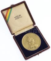 1762. "Mária Terézia / Az uralkodói hivatalok helyreállítása" utánöntött, aranyozott, kéto...