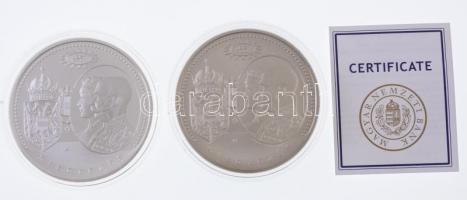 2017. 2000Ft CuNi "A Kiegyezés 150. évfordulója" + 20.000Ft Ag "A Kiegyezés 150. évfo...