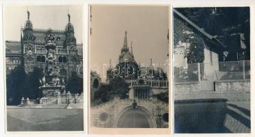 Budapest - 16 db régi fotó képeslap