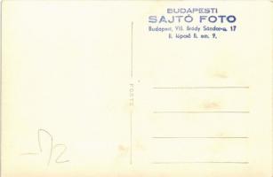 MÁV vasutas zenekar, csoportkép. Budapesti Sajtó Fotó / Music band of the Hungarian State Railways. ...