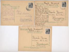 13 db magyar második világháborús zsidó KMSZ (közérdekű munkaszolgálatos) tábori posta munkatáborból...