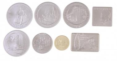 2017. 2000Ft Cu-Ni (8xklf) emlékkiadások kapszulában, közte "Kossuth Zsuzsanna", "Ara...