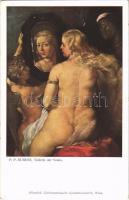 Toilette der Venus / Erotic nude lady art postcard. Fürstlich Liechtensteinshe Gemälde-Galerie Wien s: P. B. Rubens
