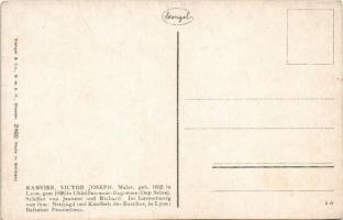 Die Jugend des Bacchus / Erotic nude lady art postcard. Stengel s: Ranvier (gyűrődés / crease)