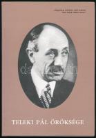 Barabás Béla (szerk.): Teleki Pál öröksége. Lakitelek, 1992, Antológia Nyomda. Kiadói egészvászon kötés, papír védőborítóval, térképmelléklettel, jó állapotban.