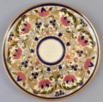 Zsolnay antik, perzsa mintás teáscsésze. cca 1870 Kézzel festett, jelzett (kék családi pecsét) . Máz...