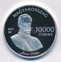 2015. 10.000Ft Ag "Kőszegi vár / Jurisics Miklós" T:PP