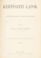 Kertészeti lapok. Az Országos Magyar Kertészeti Egyesület hivatalos közlönye.13. évfolyam. Szerk.: Z...