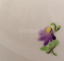 Herendi dombornyomott virág mintás nagy méretű asztali lámpa. Kézzel festett, jelzett, hibátlan. bur...