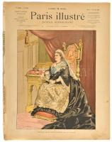 1887 Paris illustré 5. année, 2. série, No. 8. francia nyelvű hetilap, egész oldalas illusztrációkkal, szakadásokkal, néhány helyen javított