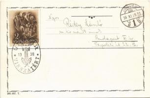 Magyar Hiszekegy. / Hungarian irredenta propaganda s: N. E. + "1938 Ungvár visszatért" So....