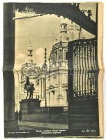 1943 Képes Vasárnap 48. száma, számos fekete-fehér fotóval, szakadásokkal