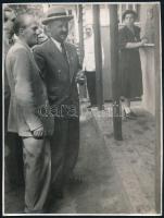 Tildy Zoltán (1889-1961) politikus, miniszterelnök, sajtófotó, pecséttel jelzett, 23×17 cm