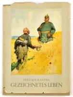 Fritz Koch-Gotha: Gezeichnetes Leben. Berlin, én., Eulenspiegel Verlag. Fekete-fehér képekkel gazdagon illusztrálva. Egészvászon kötésben, szakadt papír védőborítóban.