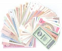 144db-os hajtatlan bankjegy tétel a világ minden tájáról T:I,I- 144pcs of unfolded banknotes lot fro...