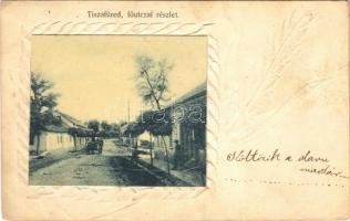 1909 Tiszafüred, Fő utca. Goldstein Adolf kiadása. Art Nouveau (fa)