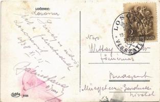 1938 Losonc, Lucenec; templomok / churches + "1938 Losonc visszatért" So. Stpl. (fl)