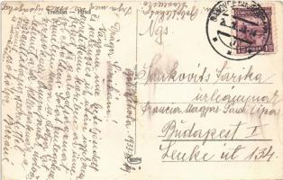 1933 Trencsén, Trencín; Hrad / vár, zsinagóga. Max Fried kiadása / castle, synagogue (EK)