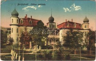 1916 Bártfa, Bardiov, Bardejov; Otthon szálloda. Rosenfeld Salamon kiadása / hotel (EK)