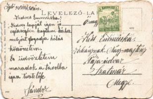 1918 Igló, Zipser Neudorf, Spisská Nová Ves; Evangélikus templom és római katolikus templom / Luther...