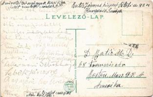 1930 Budapest XIX. Kispest, Református templom, Kultúrház, automobil, üzletek (EK)