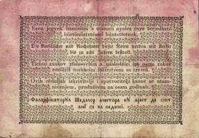 1848. 1Ft "Kossuth-bankó" T:III-