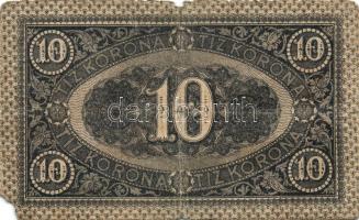 1919. augusztus 9. 10K lila "Szeged" felülbélyegzéssel T:IV sarokhiány