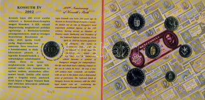 2002. 1Ft-100Ft 8klf db, szettben, benne 100Ft "Kossuth Lajos" T:BU Csak 7000db!