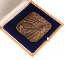 Szovjetunió 1987. "Tornász Európa-bajnokság" Br emlékérem nem hozzávaló tokban (48x48mm) T...