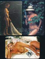 1982-2002 3 db erotikus reklámos kártyanaptár