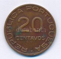 Mozambik 1941. 20c Br T:2- kis patina Mozambique 1941. 20 Centavos Br C:VF small patina Krause KM#71