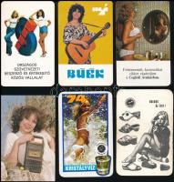 1967-1998 17 db reklámos kártyanaptár