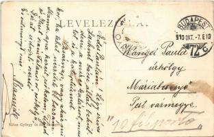 1910 Budapest XIV. Erzsébet Nőiskola, belső, fogadó terem. István út 93. (Rb)