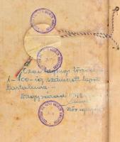 1942-1944 Nagyvárad Közjóléti Szövetkezet tagsági törzskönyve az üzletrészesek kézzel írott jegyzékével, 16p
