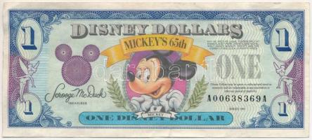 Amerikai Egyesült Államok 1993. 1$ Disney Dollar T:III USA 1993. 1 Dollar Disney Dollar C:F