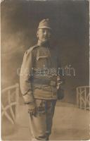 1914 WWI Austro-Hungarian K.u.K. military, soldier. photo (EK)