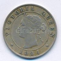 Jamaika 1884. 1/2p Ni T:2- Jamaica 1884. 1/2 Penny Ni C:VF Krause KM#16