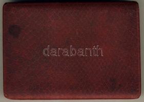 1950. "Földalatti Vasút Emlékérem" zománcozott kitüntetés T:2 Eredeti díszdobozban!