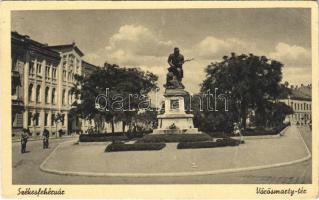 Székesfehérvár, Vörösmarty tér, Hősök szobra, emlékmű (fa)