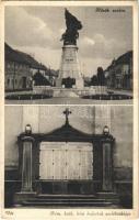 1939 Vác, Hősök szobra, emlékmű, Római katolikus hősi halottak emléktáblája (EK)