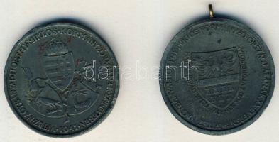 1940. "Erdélyi részek felszabadulásának emlékére" fém díjérem T:3 + 1941. "Délvidék visszafoglalása-Hunyadi" emlékérem T:3 ph