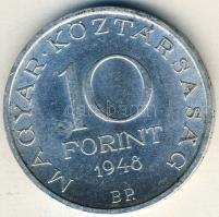 1948. 10Ft Ag "Széchenyi" T:2 kis ph.