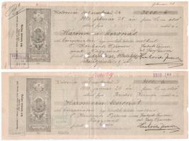 cca 1910 12 db váltó többféle címletben