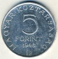 1948. 5Ft Ag "Petőfi" T:2 k. ph.