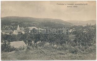 1929 Bozsok, nyaralóhely + BOZSOK VASVM. POSTAI ÜGYN. (fl)