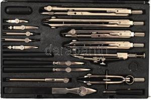 Spectrum XI P. körzőkészlet, 18 darabból álló, eredeti műanyag tokjában