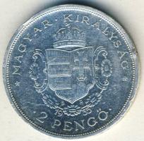 1935. 2P Ag "Rákóczi" T:2/3 ph.